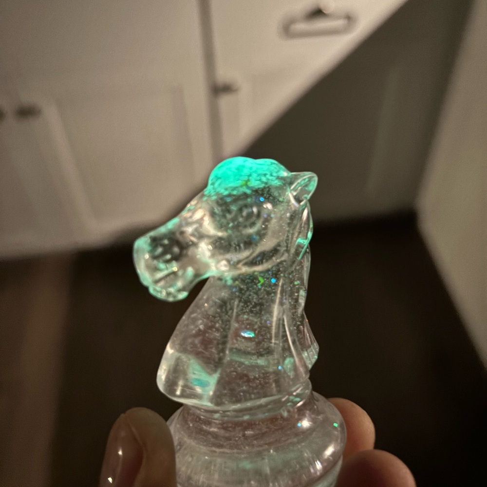 Crystal Horse Head Figurine